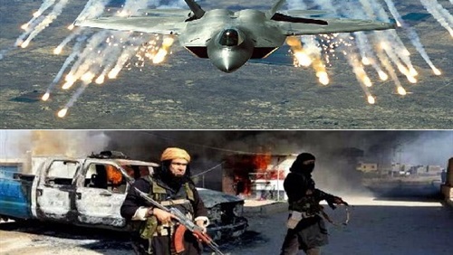 الضربات الجوية  الامريكية