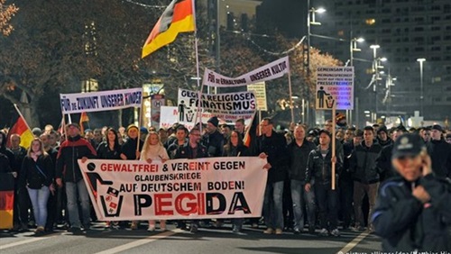 حركة بيجيدا بين التأييد