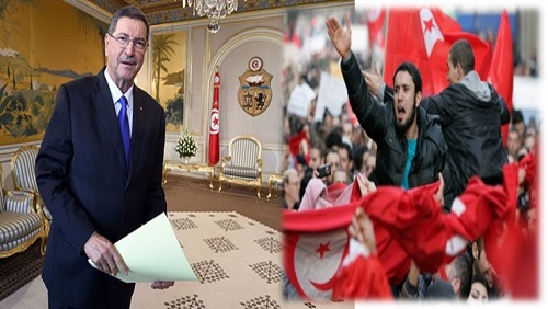 الاحتجاجات التونسية