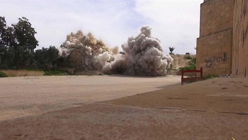 داعش تفجر الأديرة