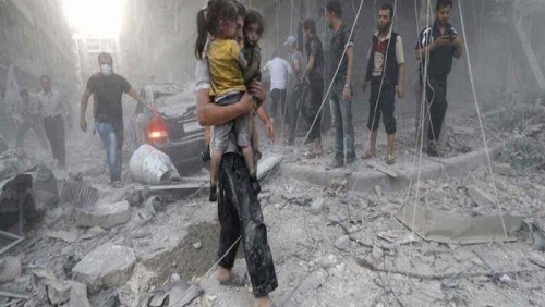 جحيم الحرب في سوريا