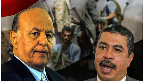 خلافات بحاح وهادي