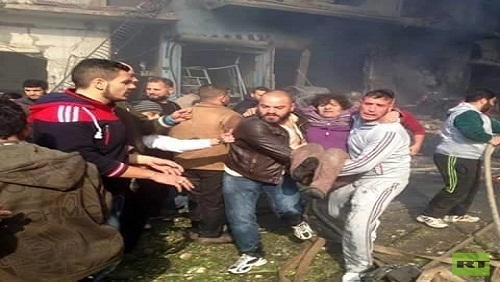 الدمار يلحق بالمدنيين