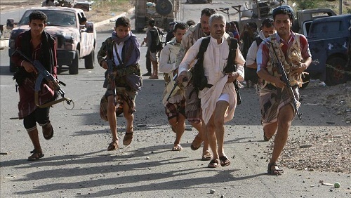 اشتعال المعارك في