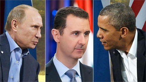 روسيا وواشنطن  قصف