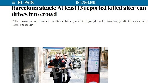 حادث برشلونة واعمار