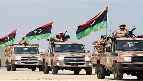 الجيش الليبي يقطع