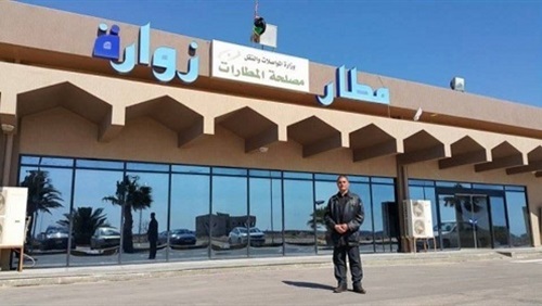 باستهداف مطار زوارة