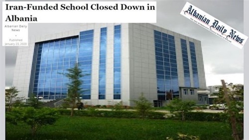 تيرانا تغلق مدرسة