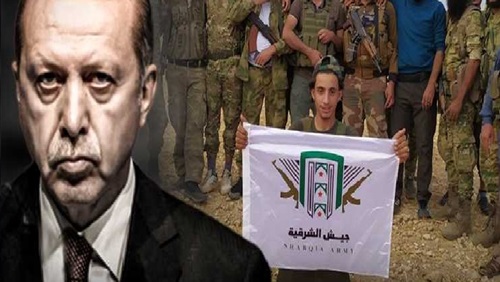 فصيل سوري يرفع راية