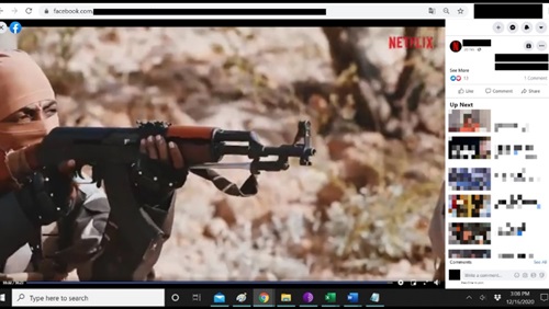 المحتوى المتطرف على