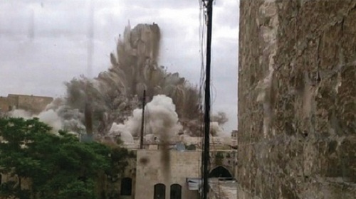 تفجير في حلب يودي