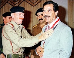 صدام وعزة الدوري