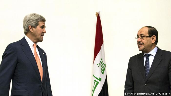 المالكي وجون كيري