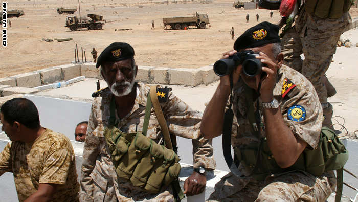 عناصر من الجيش اليمني