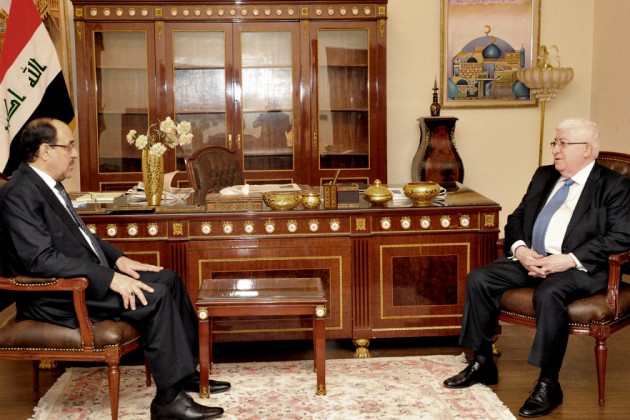 فؤاد معصوم مع المالكي