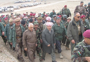 القوات الكردية البيشمركة