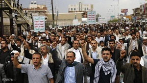 اعتصام الحوثيين لاسقاط