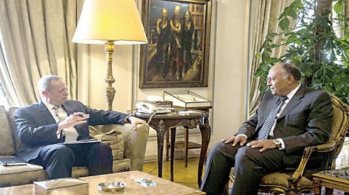 مصر تستقبل منسق التحالف