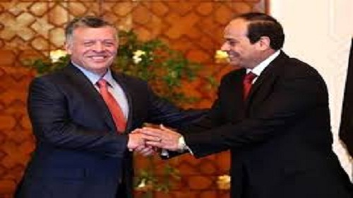 الرئيس المصري - العاهل