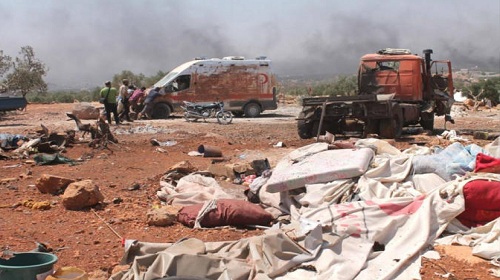 قصف القوافل الأممية