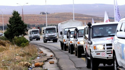 قصف القوافل الأممية