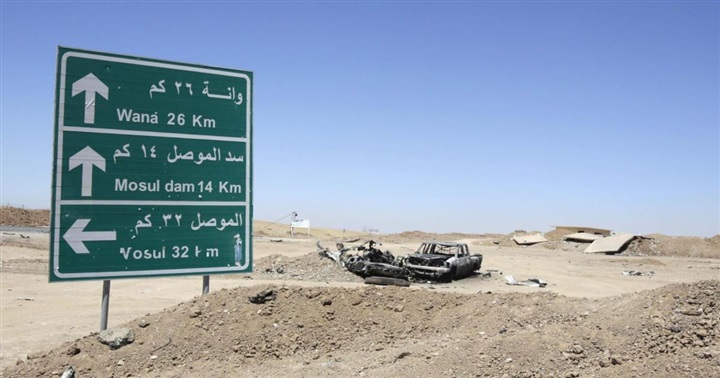 محاور القتال بالموصل..