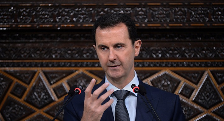 الأسد يبارك للسوريين