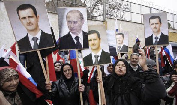 مواطنون يدعمون الأسد