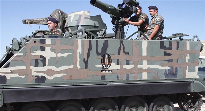 الجيش اللبناني يقصف