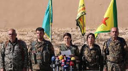 غياب اكراد سوريا: