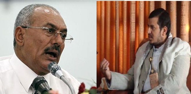 صراع صالح والحوثي: