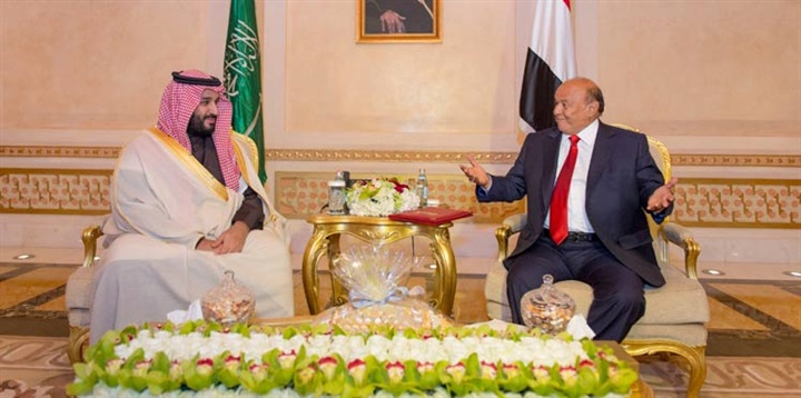 هادي يلتقي محمد بن