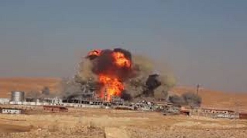 داعش يفجر آبار الغاز