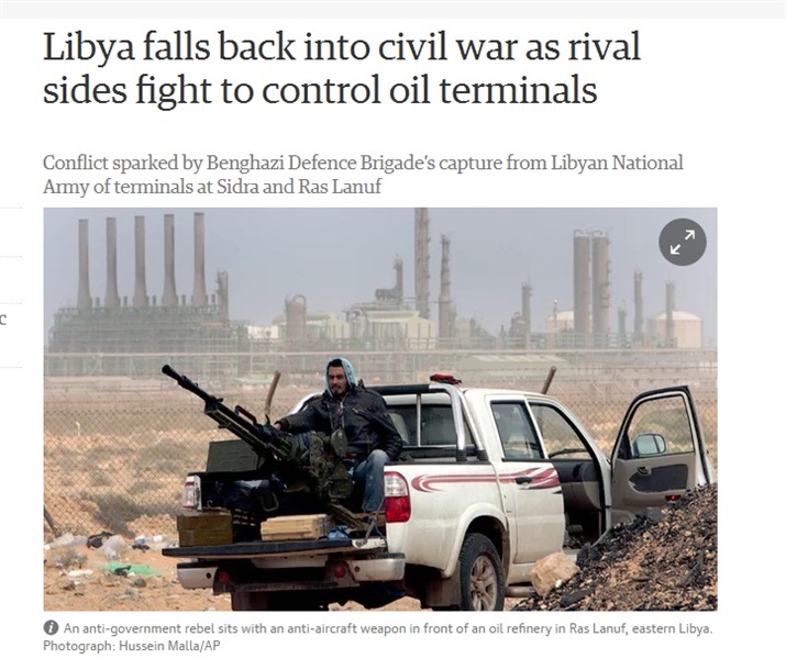ليبيا والحرب الأهلية