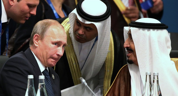بوتين وملك السعودية