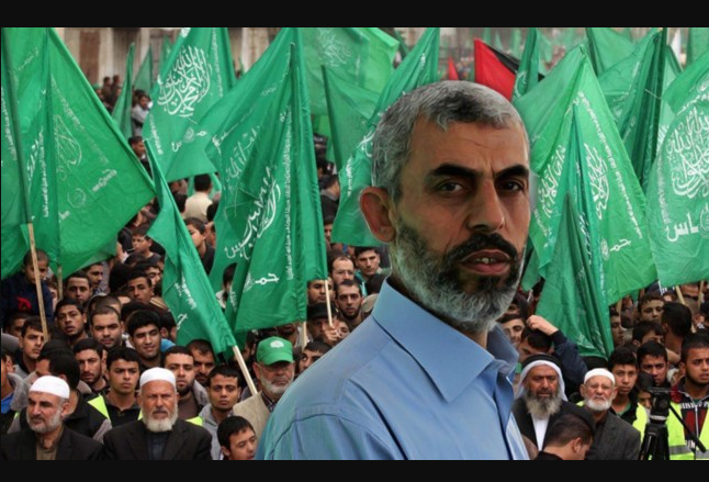 يحي السنوار يرسم