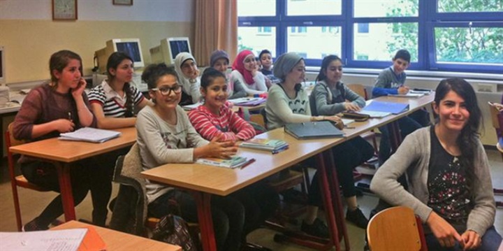 دمج اللاجئين فى المدارس