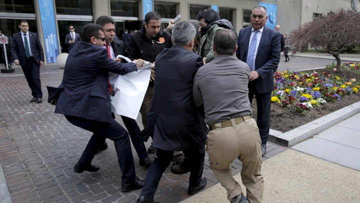 ظهور اردوغان أمام