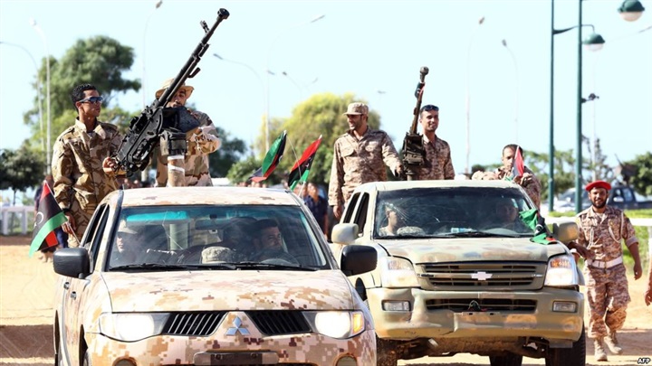 الجيش الليبي في مواجهة