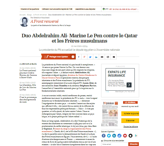 الإعلام الفرنسي يحتفي