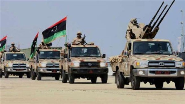 الجيش الليبي يدمر
