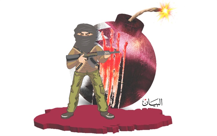 قذاف الدم: قطر مختطفة