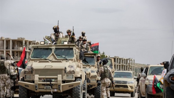 الجيش الليبي يشن