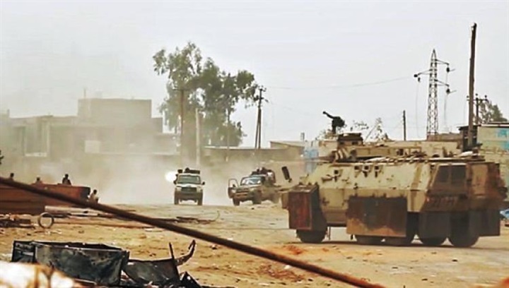 الجيش الليبي يمهد