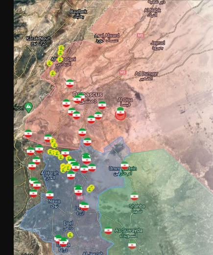 التواجد العسكري الايراني..