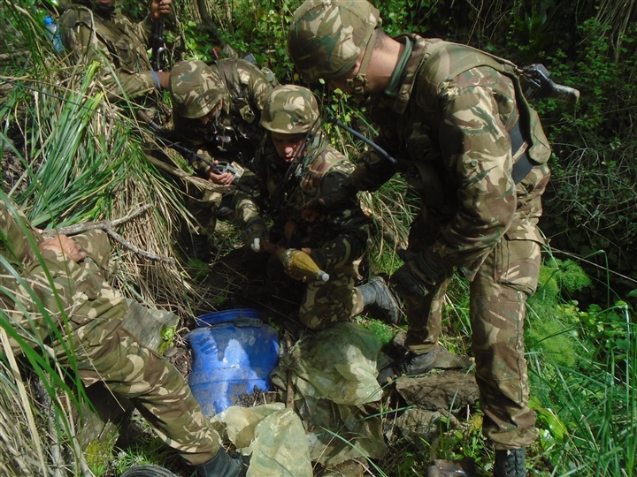  ضربات قوية من الجيش