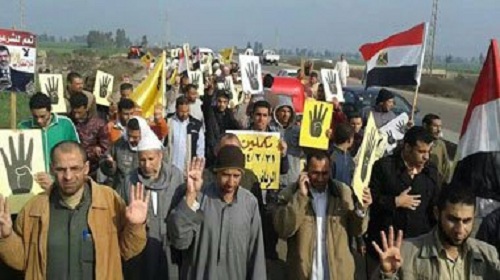 مسيرات إخوانية محدودة