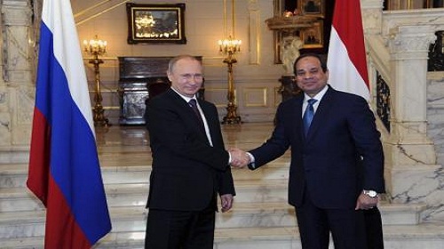 بوتين والسيسي يقولان