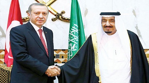 خادم الحرمين وأردوغان